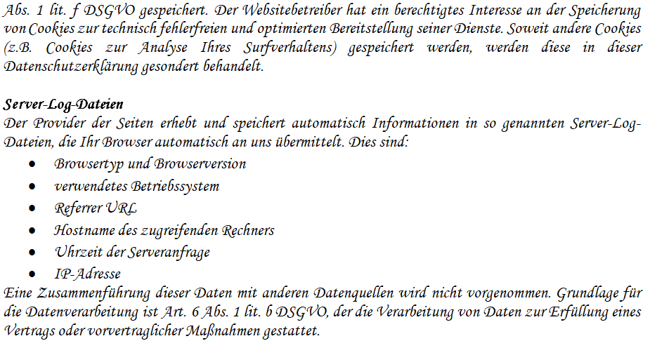 Datenschutzerklärung - Buchhandlung Goerke - Inh. Kristin Mielke - Schmölln/Thür.